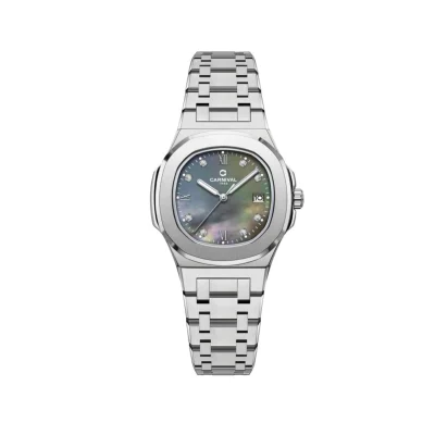 Đồng hồ Nữ Carnival 8160L-VT-DK (Xà cừ đen)