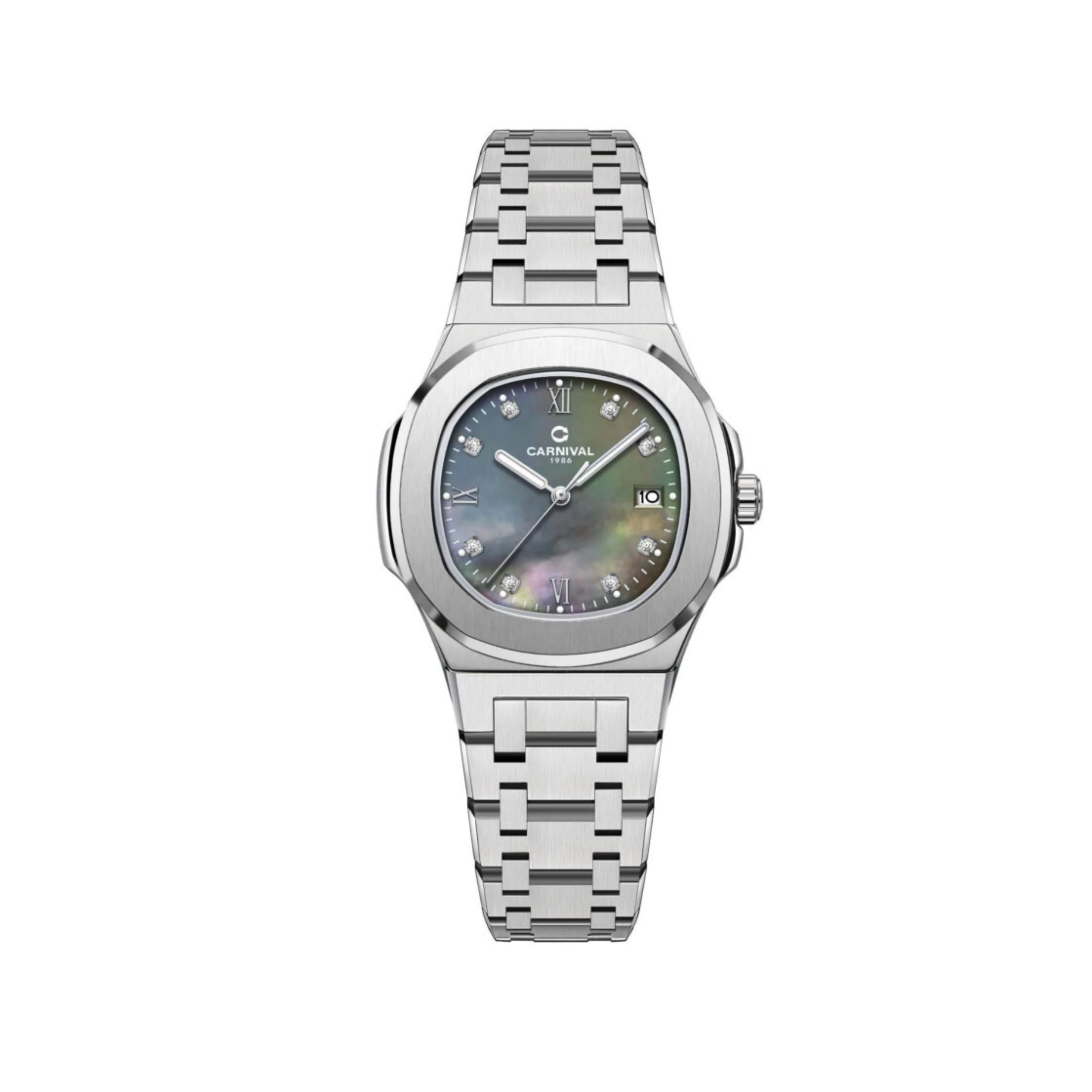 Đồng hồ Nữ Carnival 8160L-VT-DK (Xà cừ đen)